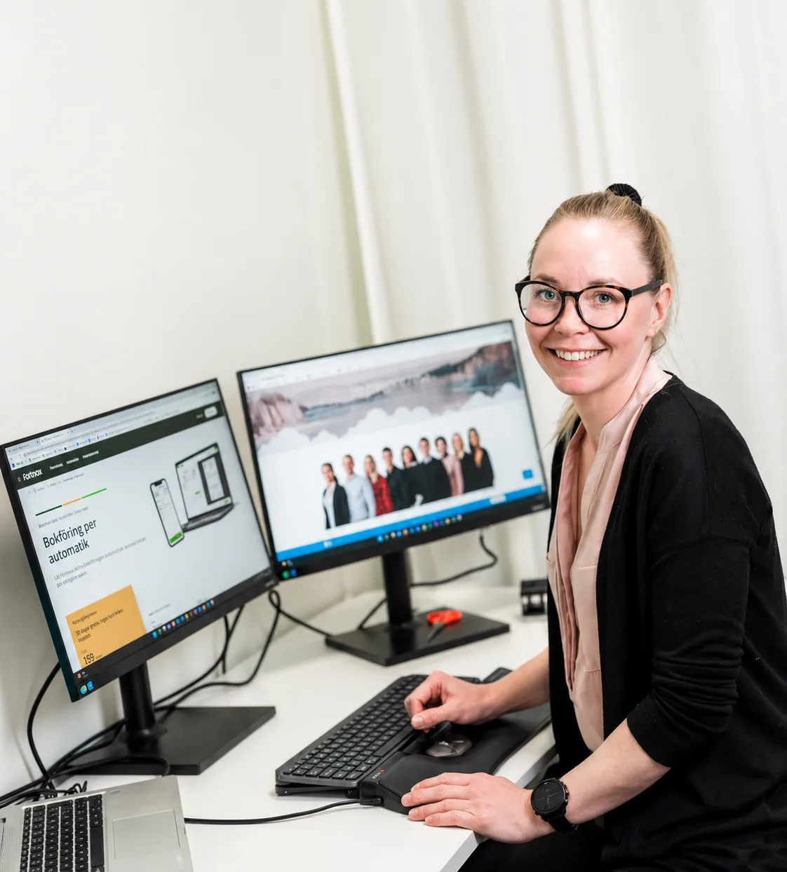 Cloud Redovisning genomgår bokslutet med kund
